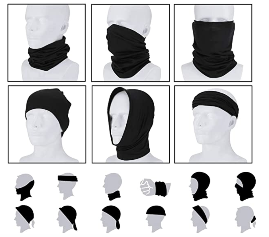 U787 Neck Gaiter Scarf and Face Protection – Fits-u
