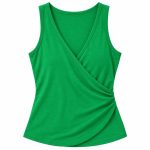 Ladies Overlap Sleeveless Top