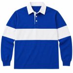 Mens Chest Stripe Rugby Shirt