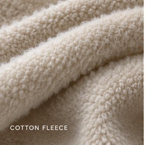 Cotton fleece swatch