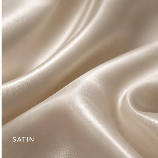 Satin fabric swatch